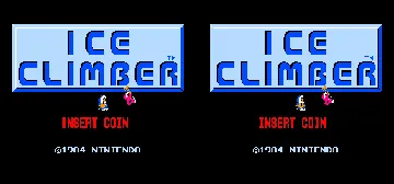 Vs. Ice Climber Dual (Japan) screen shot title